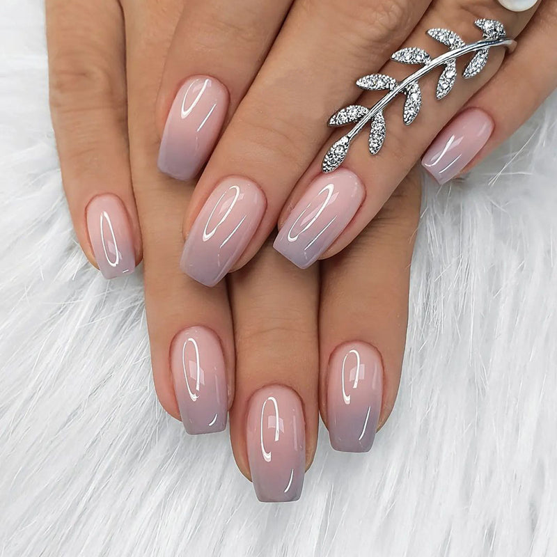 Mature Ombre Pop On Nails 