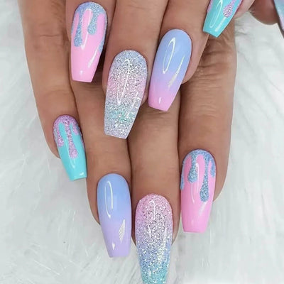 Stunning Ombre Press On Nails 