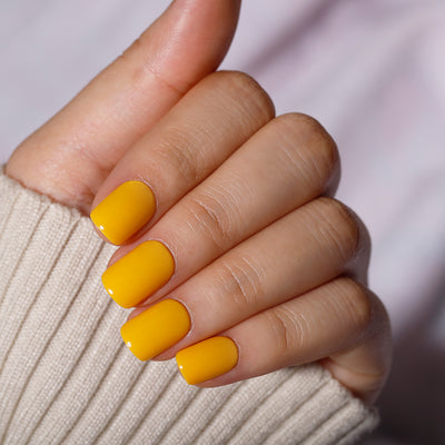 Solid Colour Fashion Fake Acrylic Nails Set