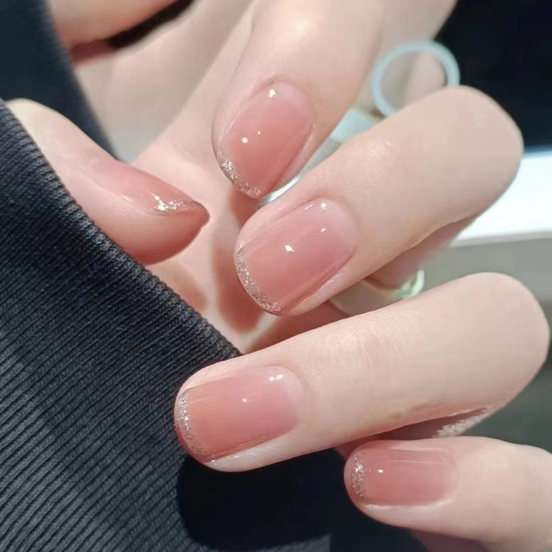 Gentle French Tips Nails