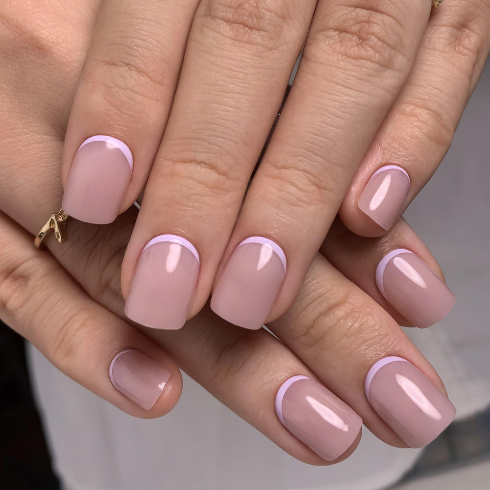 Solid Nude Press On Nails 