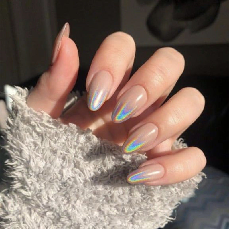 Metallic Ombre Stick On Nails