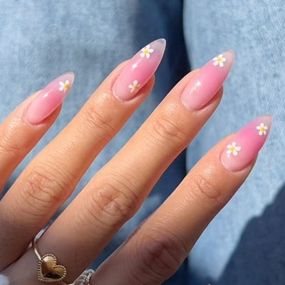 Flower Artificial Fingernails