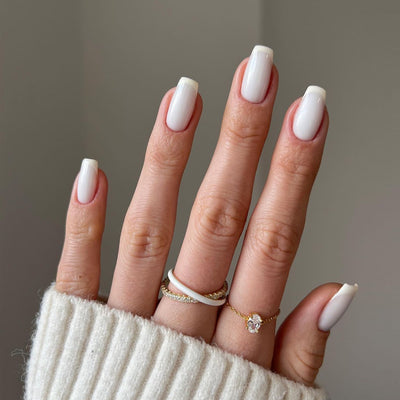 Generous French Tips Nails 