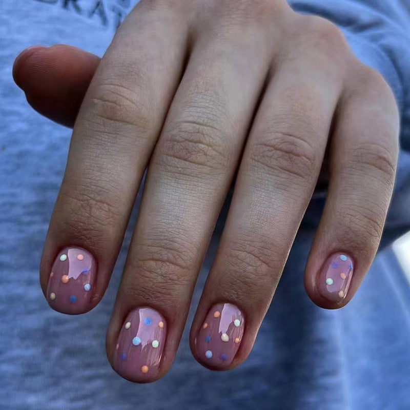 Cute Dot Pop On Nails