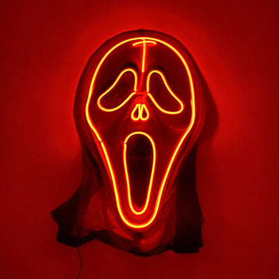 Halloween Glow Mask Scream