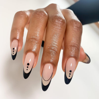 Perfect Combination French Tips Nails Set