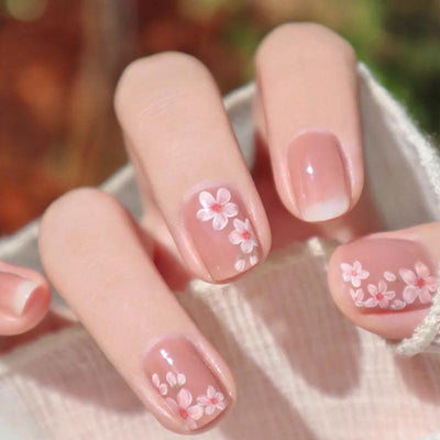Lush Flower Fake Nails 