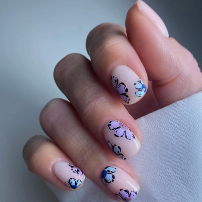 Butterfly Glue On Nails