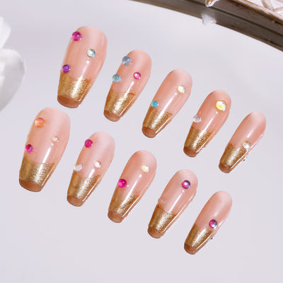 Beautiful Pearl French Tips Nails