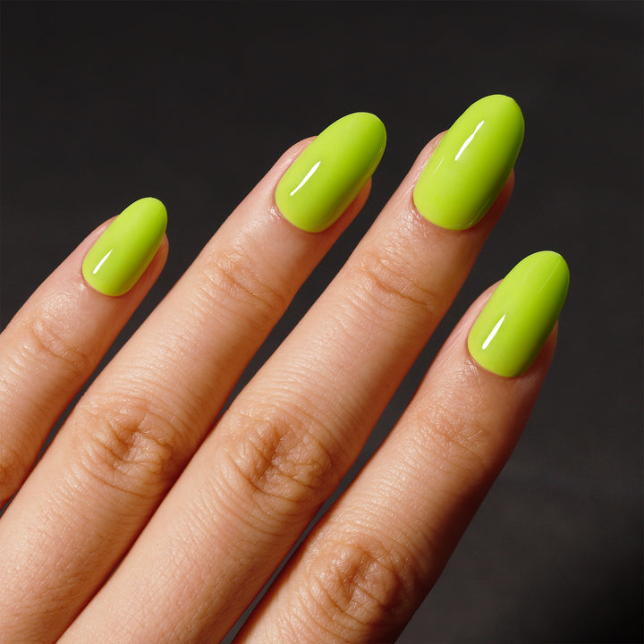 Green Solid Soft Gel Press On Nails