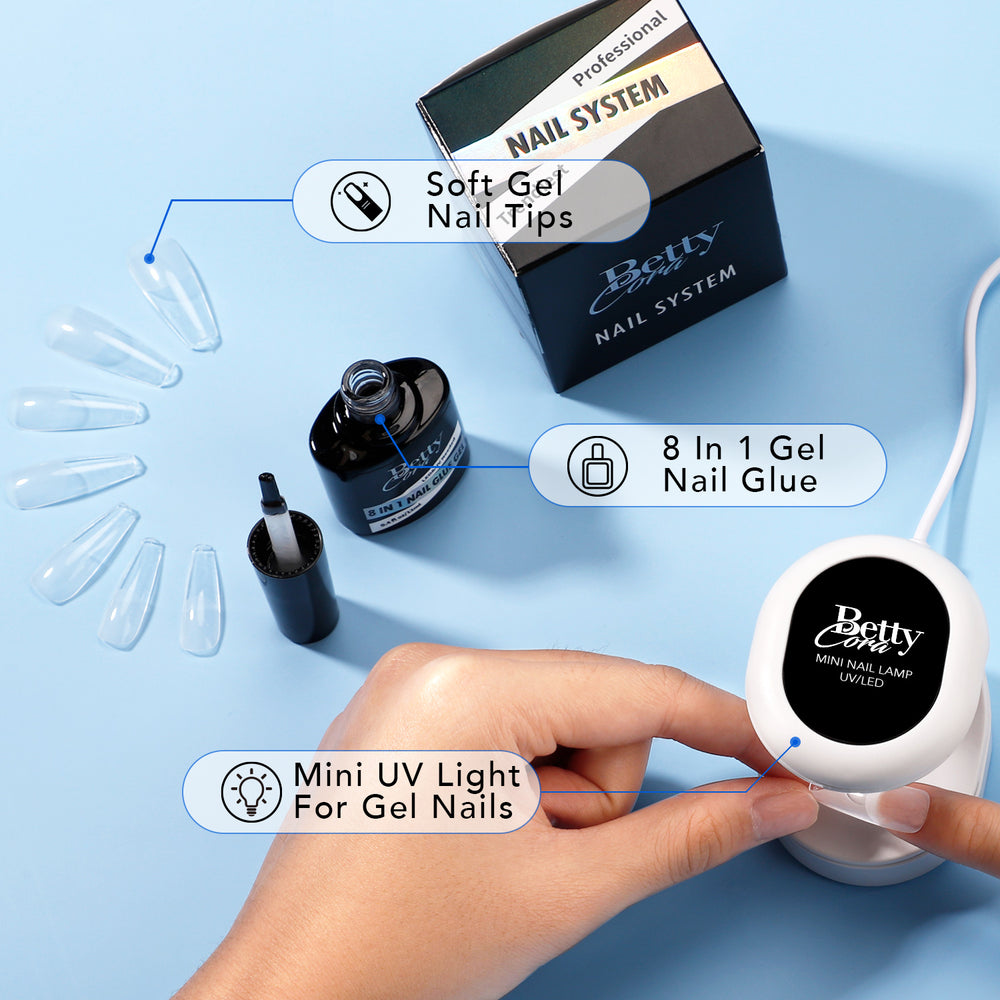 Nails Art-Mini UV/LED Smart Lighting-Convenient USB Interface - BettyCora