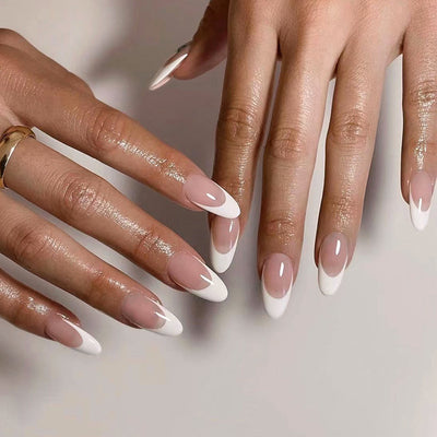 Elegent French Tips Nails
