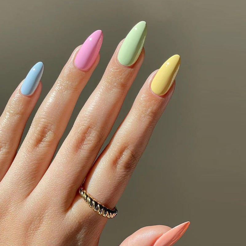 Solid Color Stick On Nails
