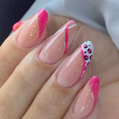 Line French Tips Nails