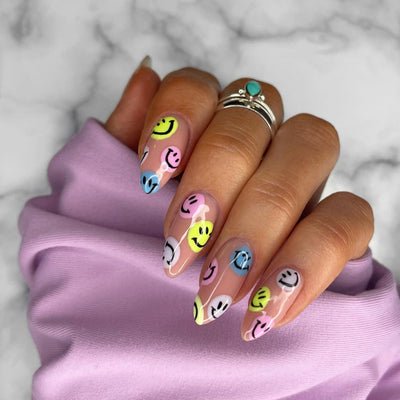 Cute Smile Press On Nails