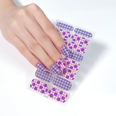 Purple Nail Strips