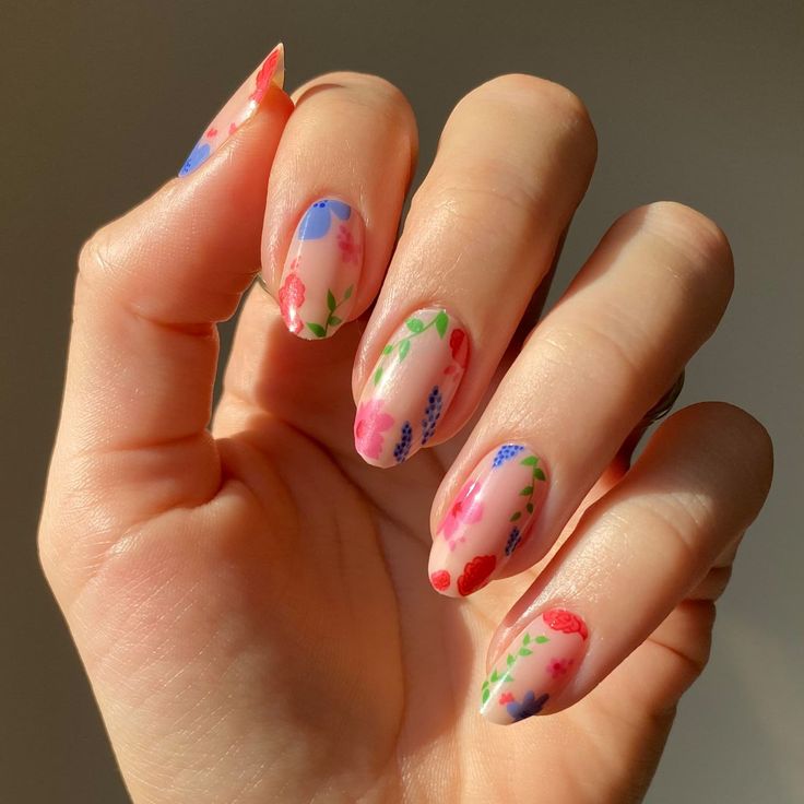Blooms Flower Nails 