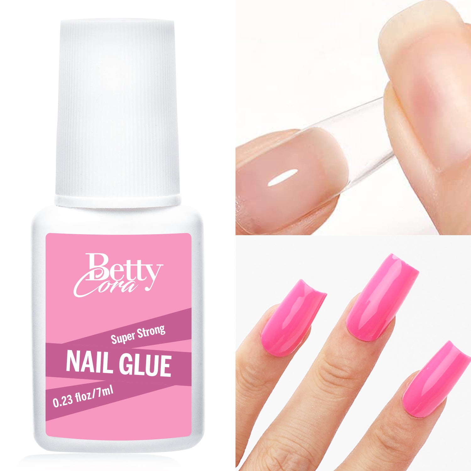 Amazon.com: Brush On Nail Glue for Press On Nails, Extra Strong Nail Glue  for Acrylic Nails, Waterproof Nail Glue for Fake Nails Long Lasting Nail  Glue, Professional Nail Glue for Nail Tips (